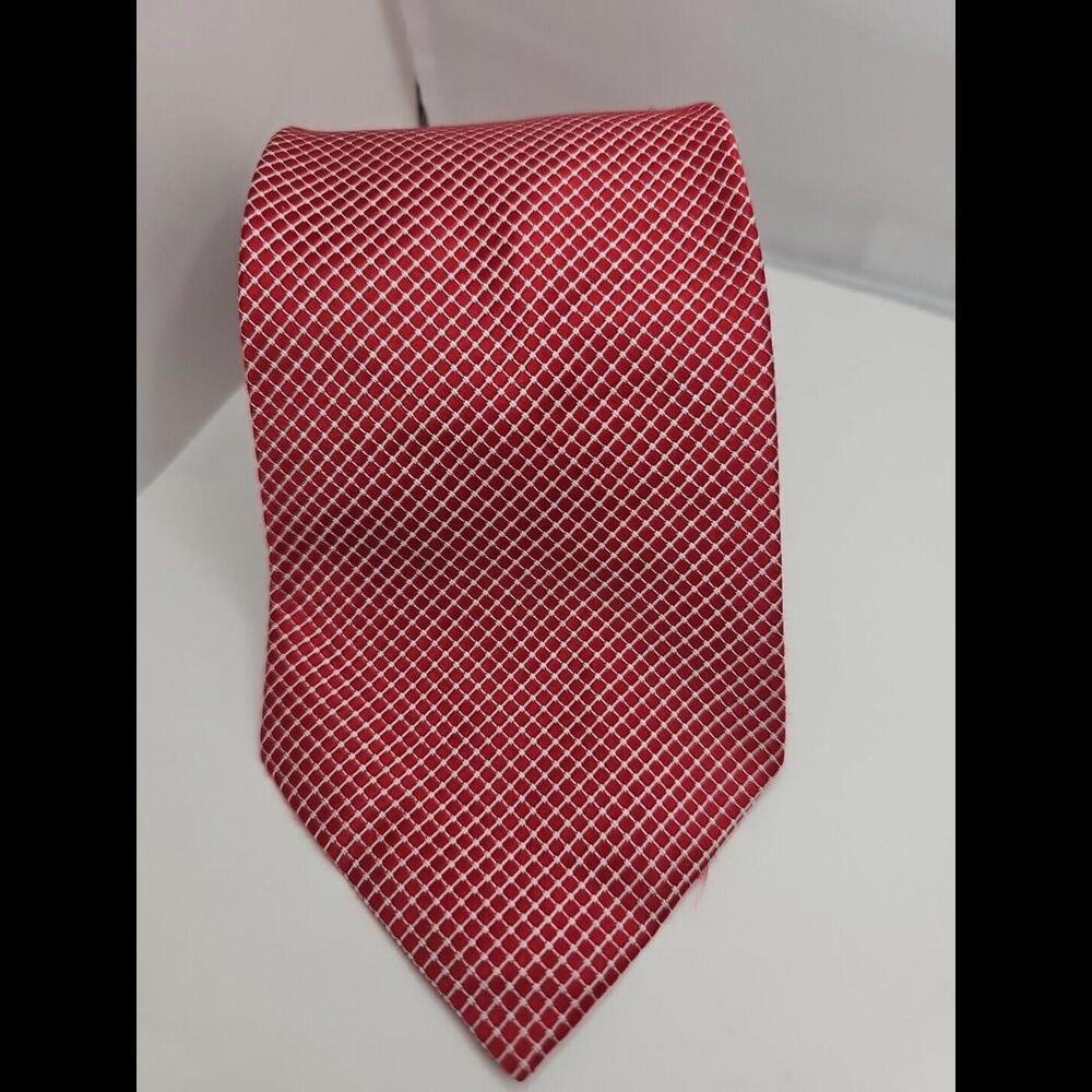 Jos. A. Bank Vtg Red‎ Tie 100% Silk Men’s Neck Tie 3.5x59